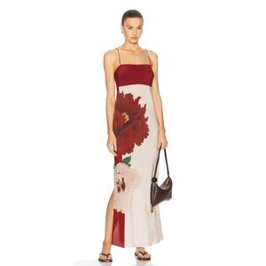 SIR. Florian Slip Silk Dress in Floral Size 2 NWT Read